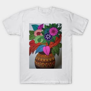 Flowers Vase T-shirt T-Shirt